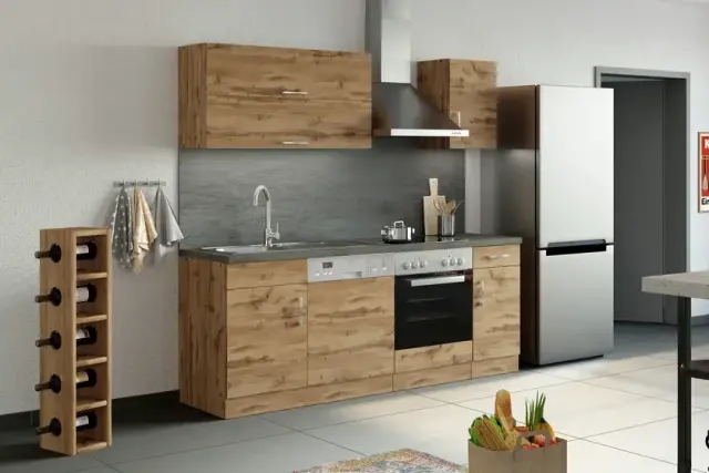 Moderne Küche in ODENSE 210 cm von porta Möbel